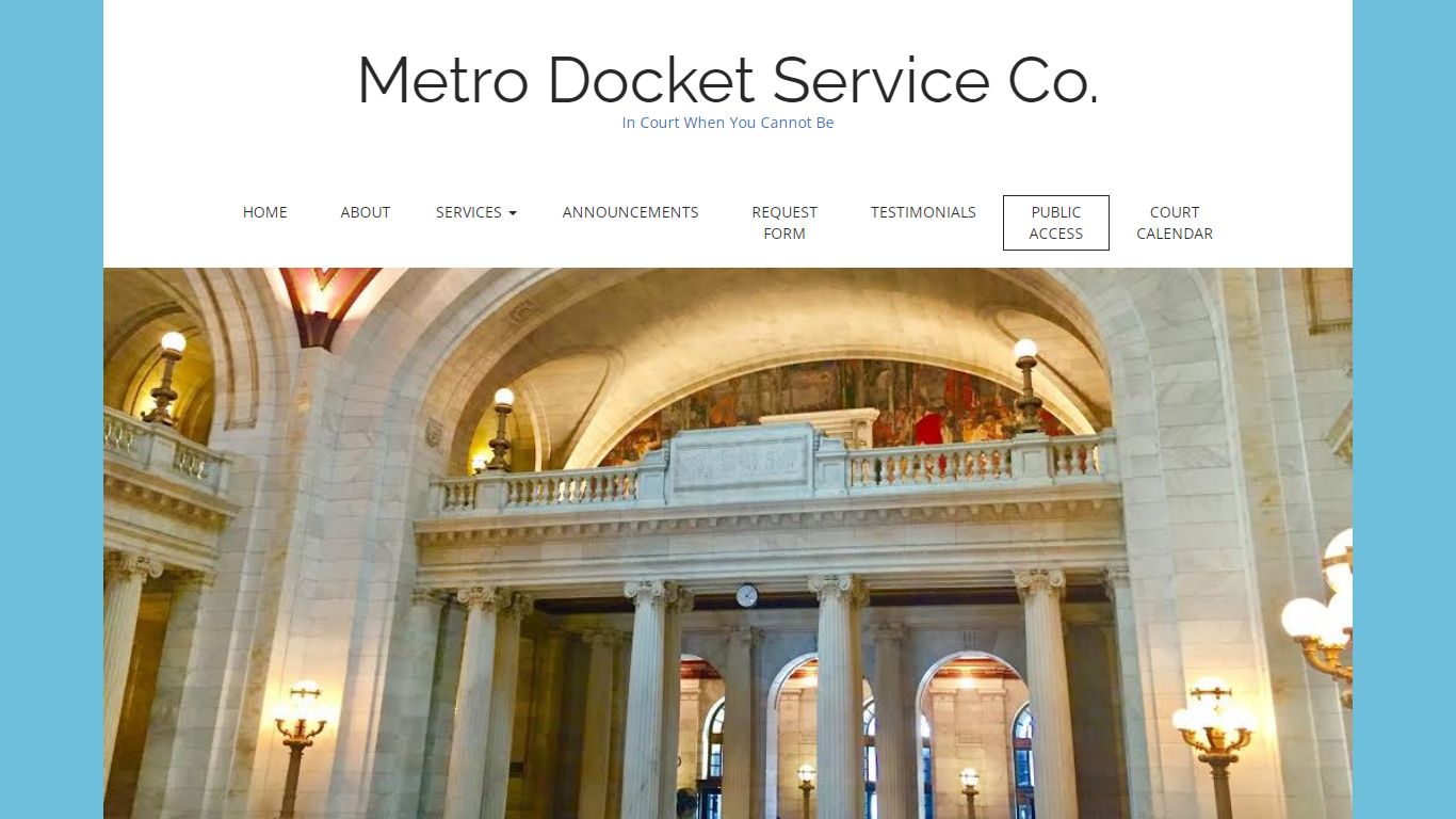 Public Access – Metro Docket Service Co.